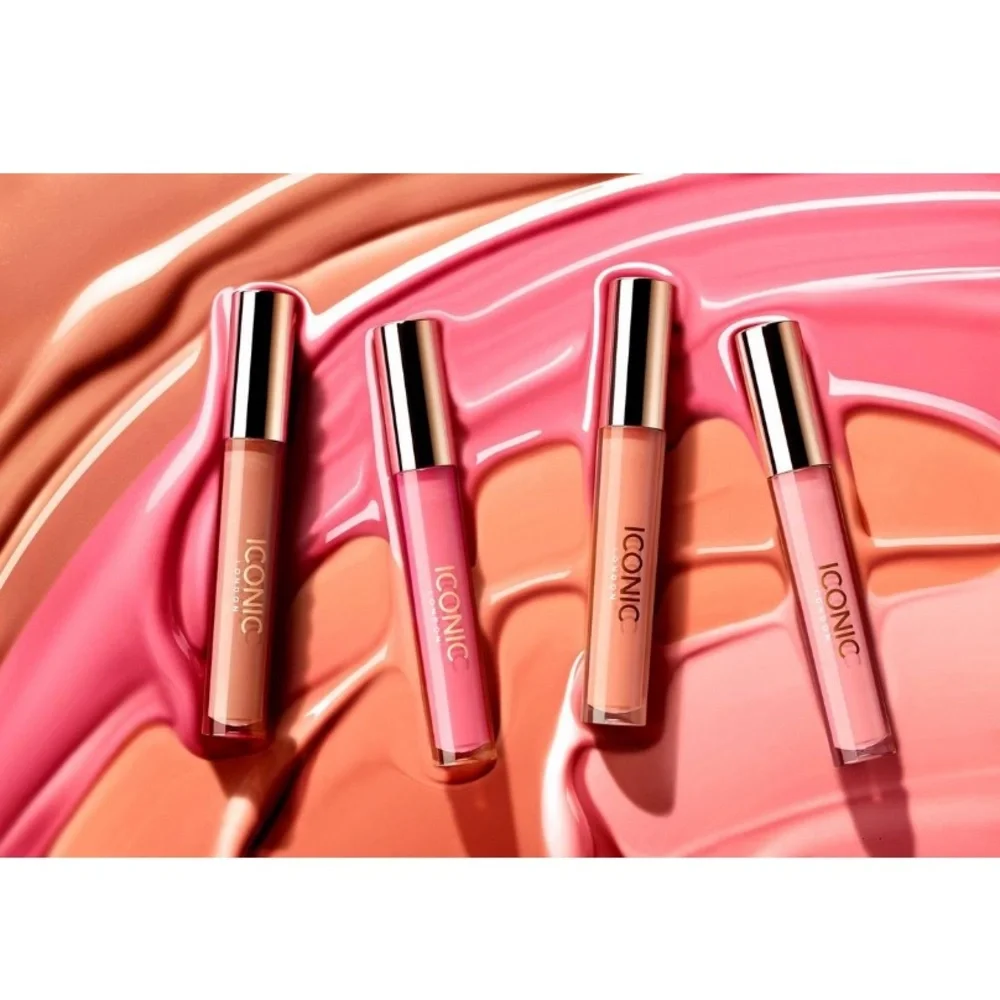 ICONIC LONDON Lip Plumping High-Shine Gloss “Nearly Nude”